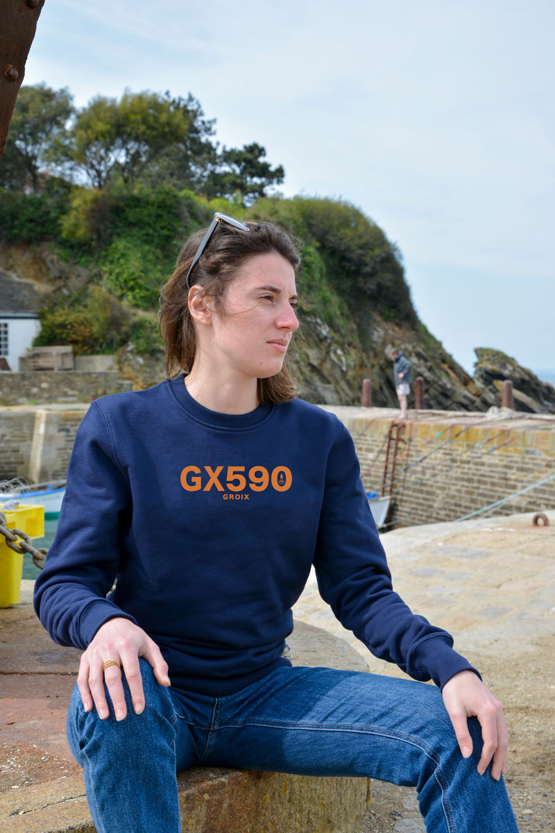 Sweat-shirt GX590 • GX Orange Lichen