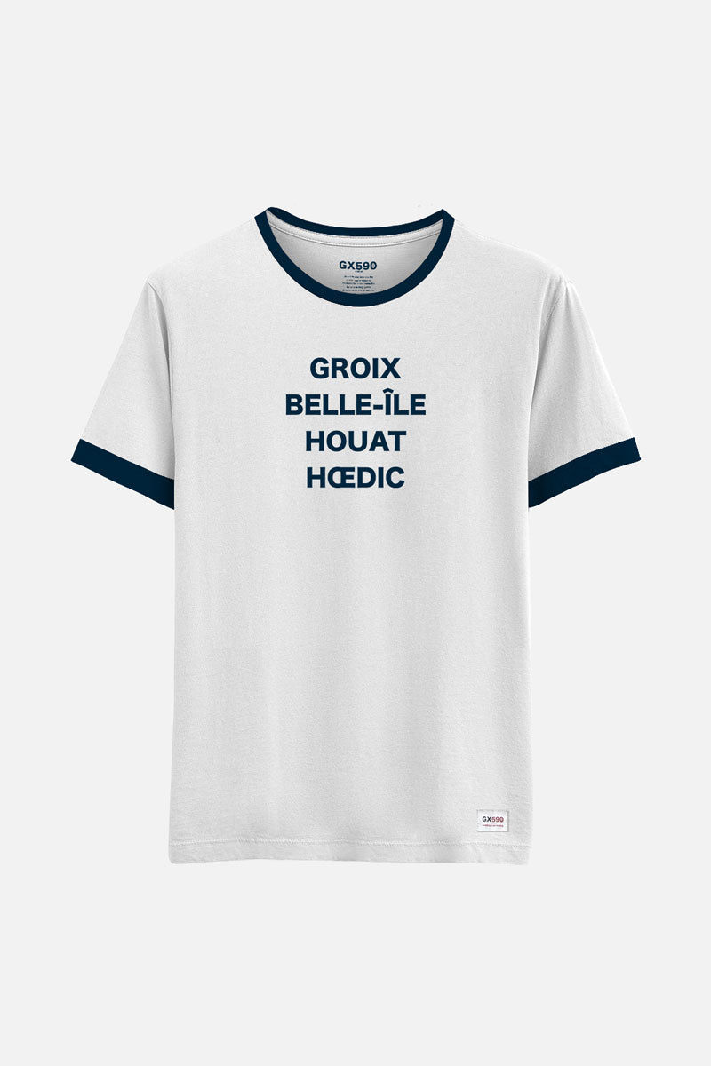 T-shirt Iles du Ponant • Bord-cote bleu